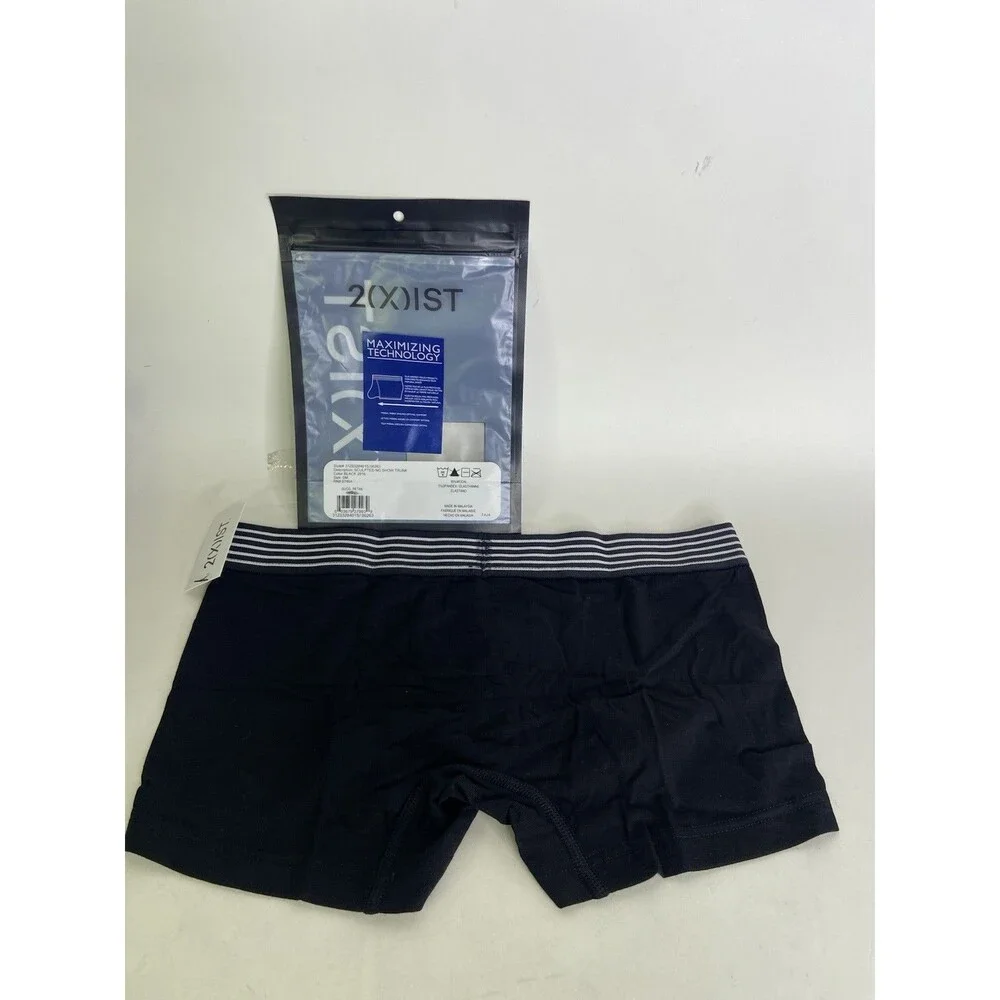 2XIST Shapewear Shape Maximize No Show Trunk Briefs Underwear Black Mens Size S